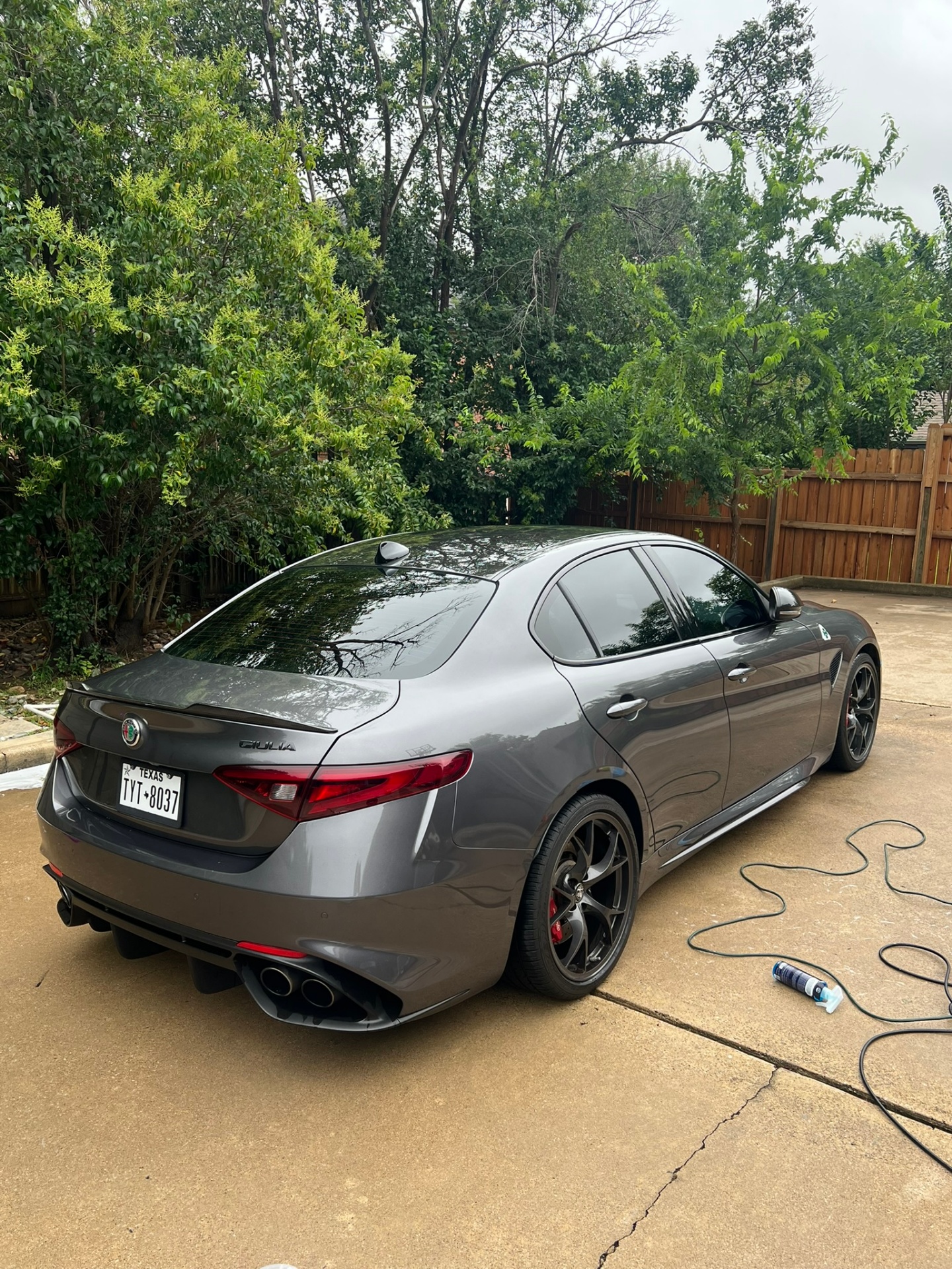 Alfa Romeo Giulia exterior rear after detail